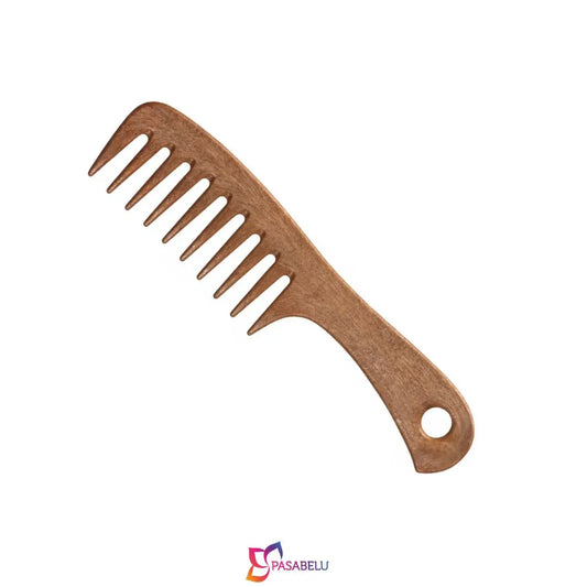 Peine Mechas Púas Anchas Madera