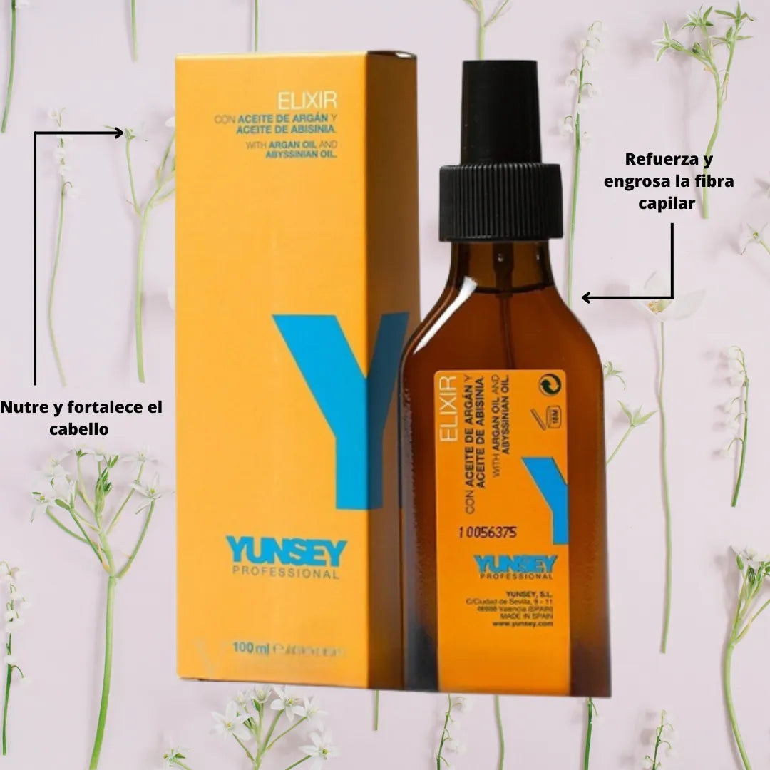 Elixir Aceite Argán Y Abisinia Yunsey