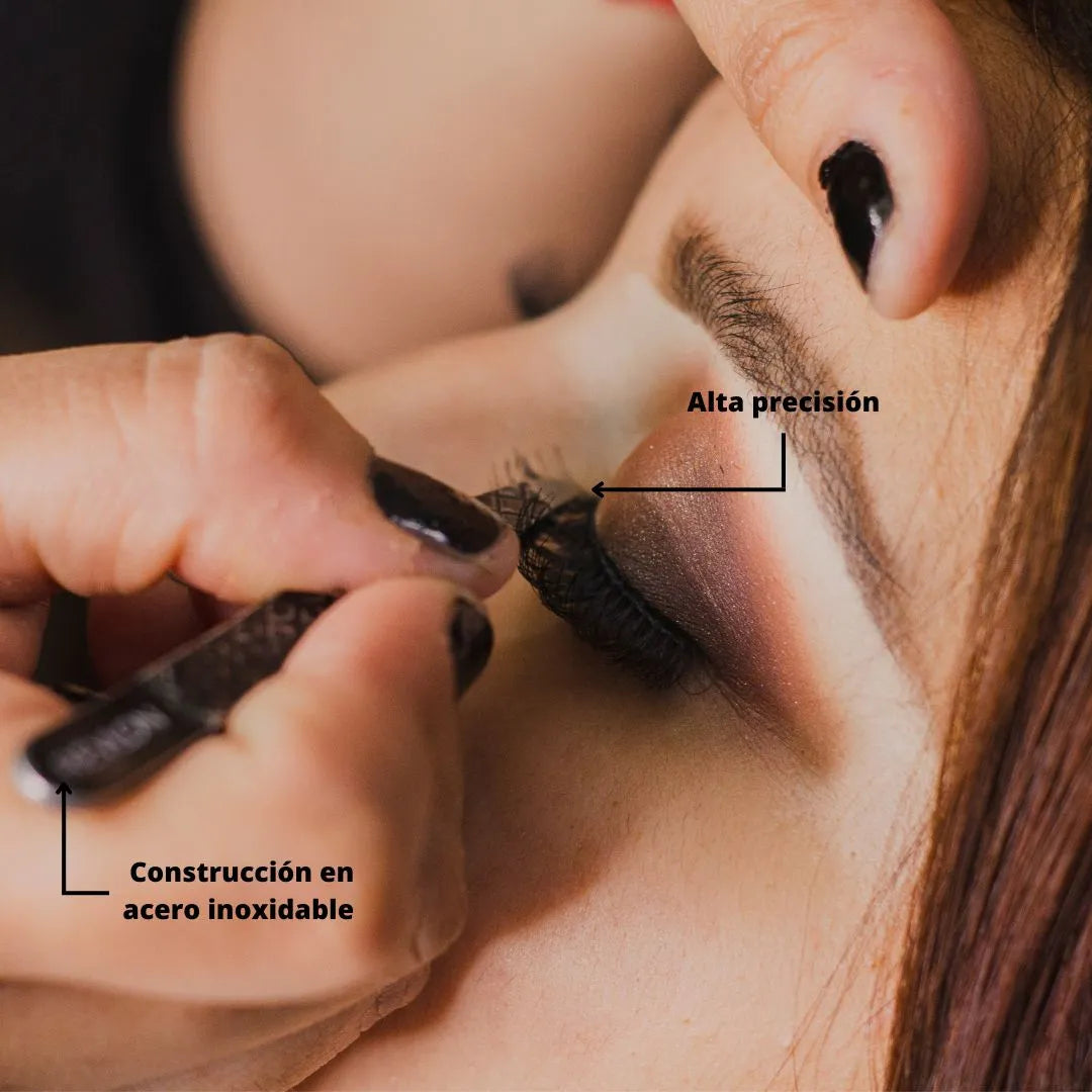 Pinza De Depilar Negra 8-9Cm