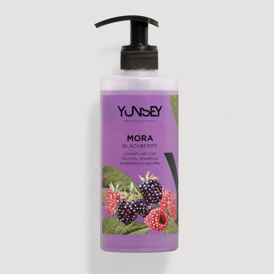 Champú neutro de mora Yunsey Professional de 400 ml con dosificador