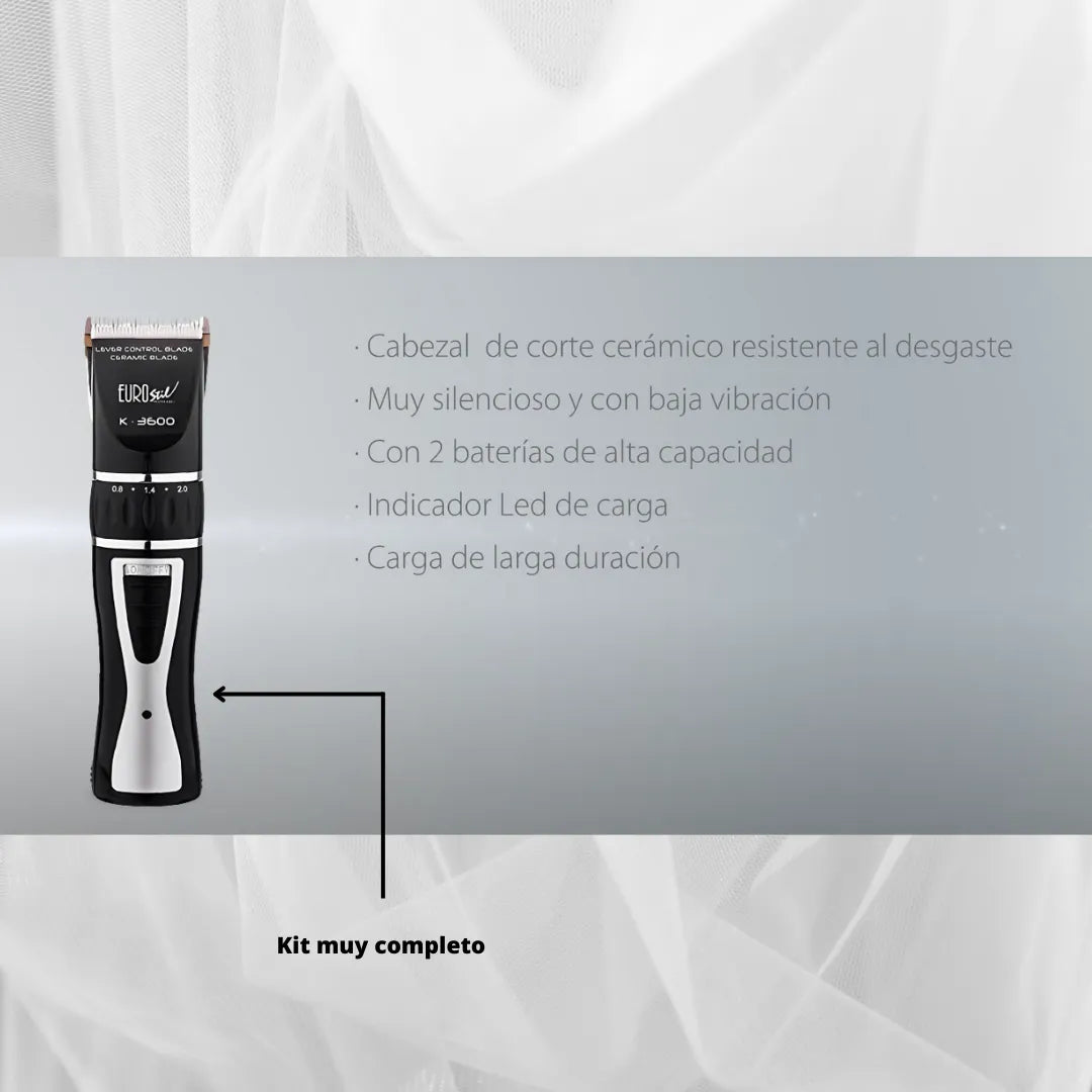 Maquina Ceramica K3600 EuroStil Cosmetica Pasabelu
