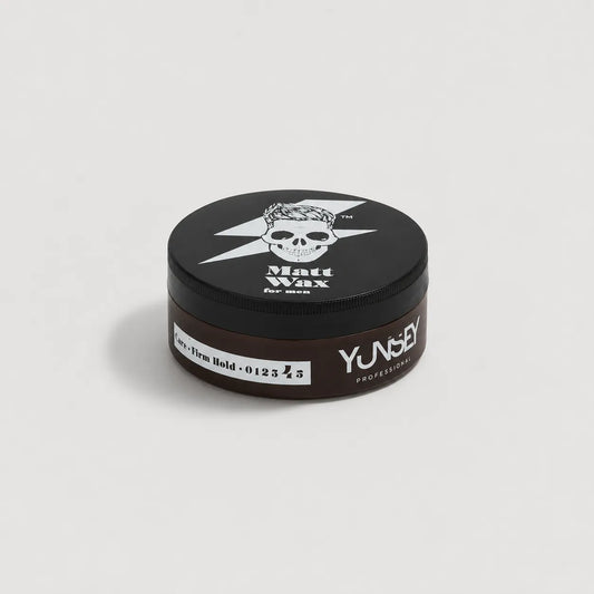 Cera mate Malt Wax for Men de Yunsey Professional con fijación firme para definir y moldear el cabello