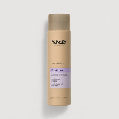 Champú anticaspa Equilibre Vigorance de Yunsey Professional para cabello graso, en formato de 300 ml.