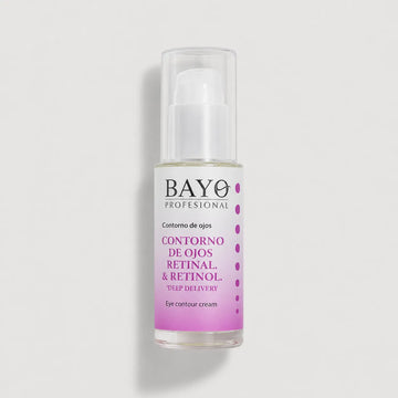 Contorno de ojos Bayo Profesional Deep Delivery con retinal y retinol en envase con dosificador.