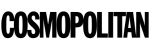 Logotipo de cosmopolitan en letras negras sobre fondo blanco.