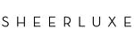 Logotipo de SheerLuxe en letras negras sobre fondo blanco.