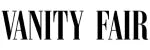 Logotipo de Vanity fair en letras negras sobre fondo blanco.