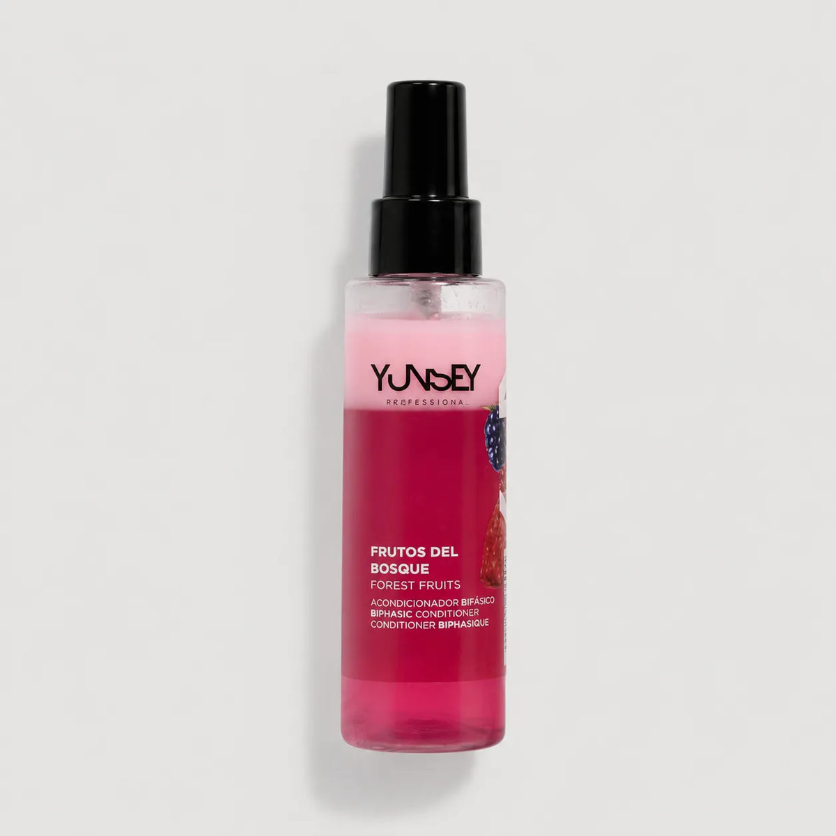 Acondicionador bifásico de frutos del bosque Yunsey Professional de 100 ml en spray