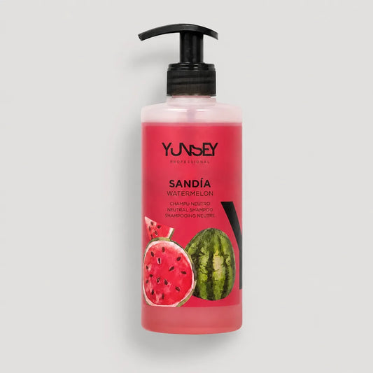 Champú neutro de sandía Yunsey Professional de 400 ml con dosificador




