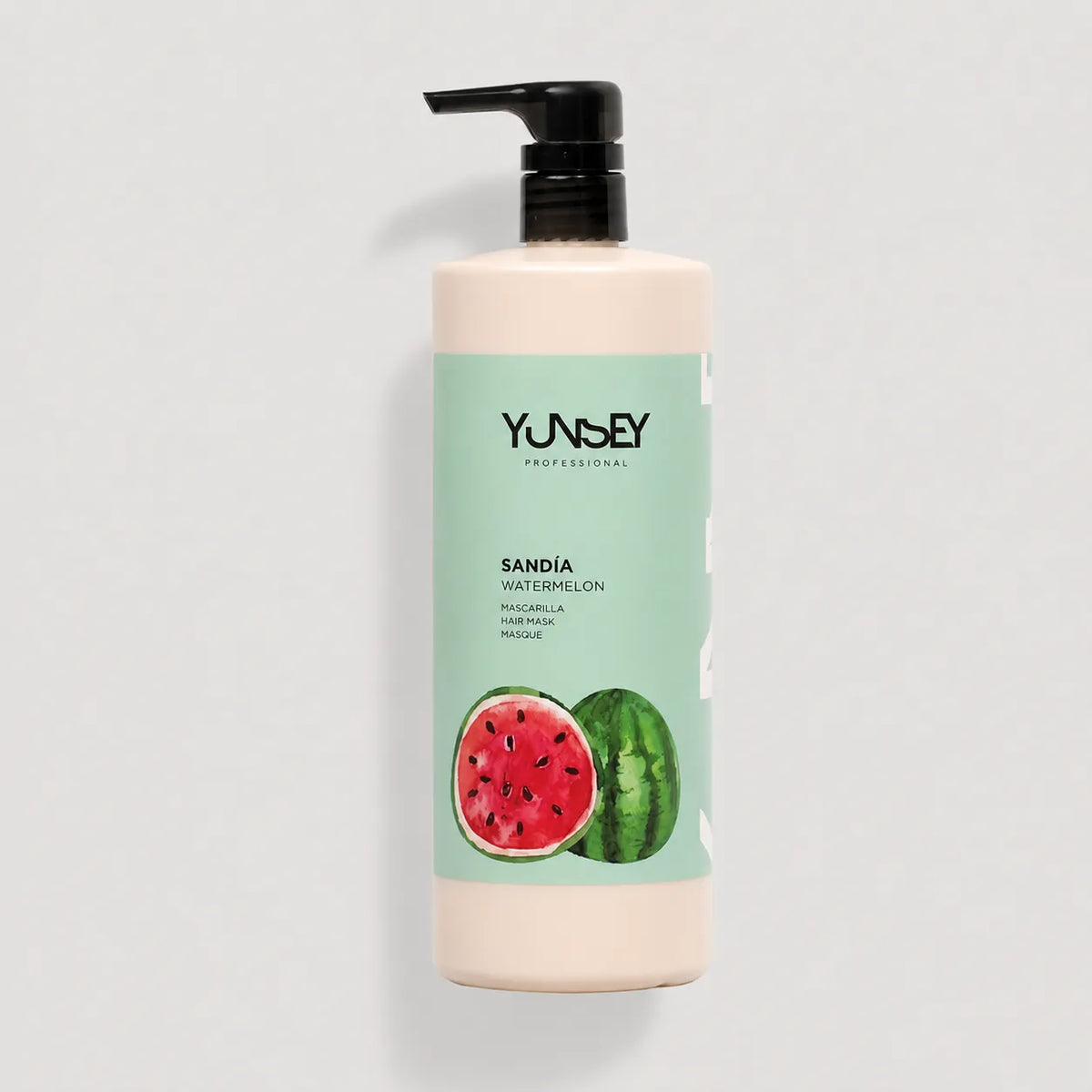 Mascarilla capilar de sandía Yunsey Professional de 1000 ml con dosificador